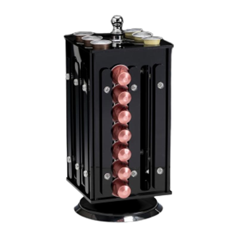 ZICCO ZCP 844 Akrilik Döner Kapsül Kahve Standı, 64 Kapsül